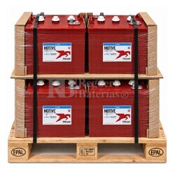 Pack 4 bater�as TROJAN T-105 | 225 Amperios 6 Voltios borne tipo coche AP